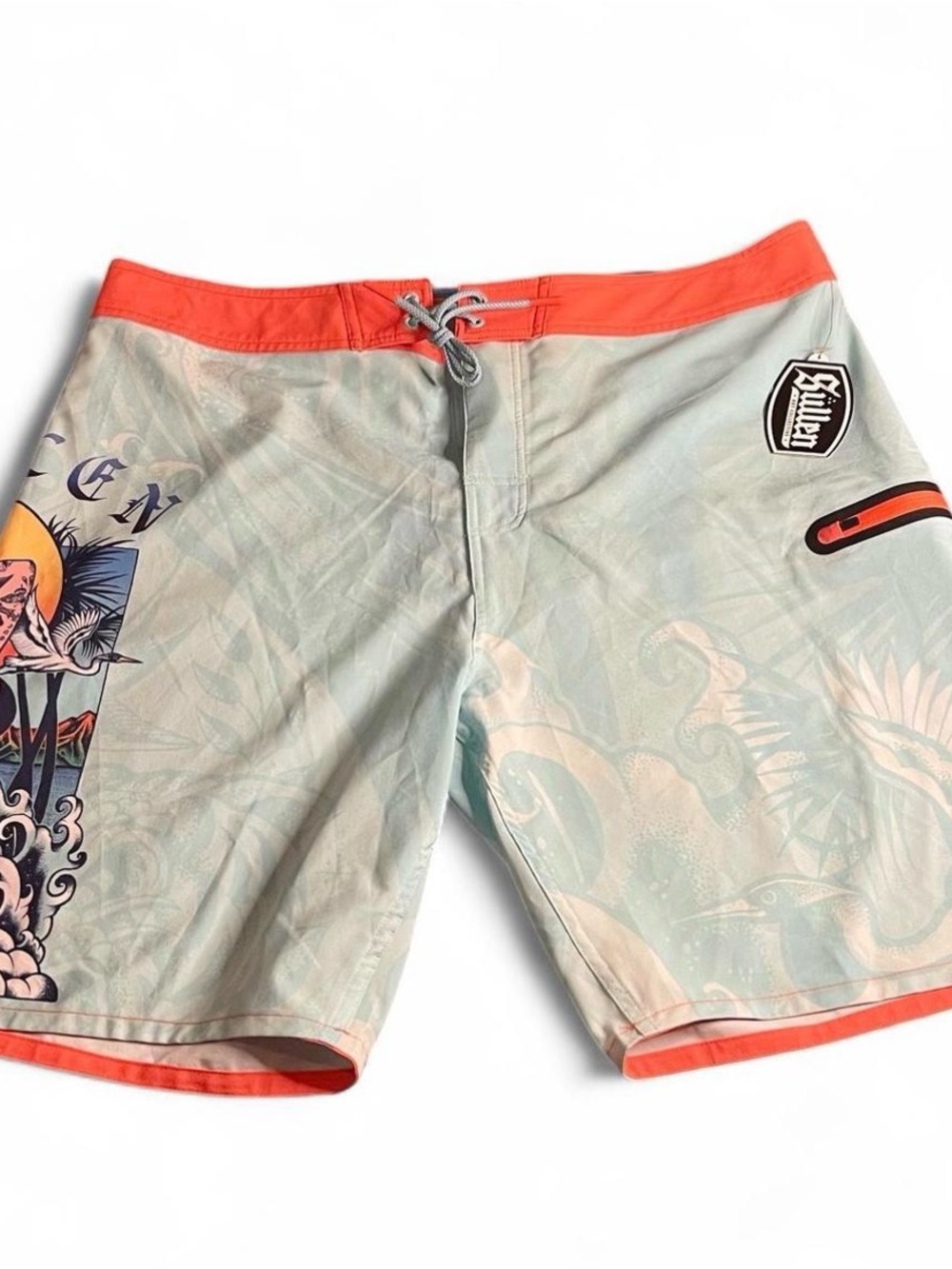 Sullen Island Escape Stretch Boardshort-36